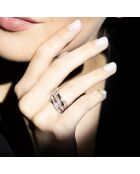 Bague Méli-Mélo Scintillant Diamants 0.12 ct or blanc