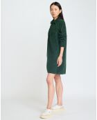 Robe en Velours côtelé Ness sapin
