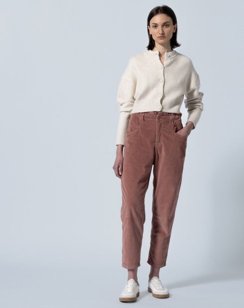 Pantalon Paige rose sienne