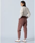 Pantalon Paige rose sienne