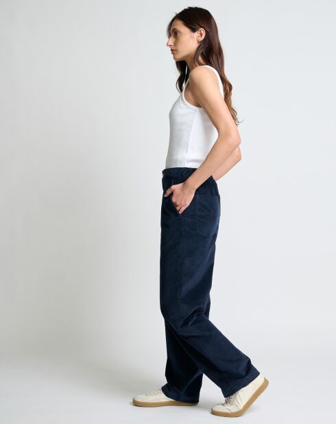 Blaue Samthose Perry