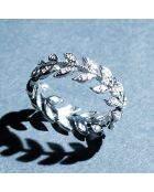 Bague Héritage Diamants 0.12 ct or blanc
