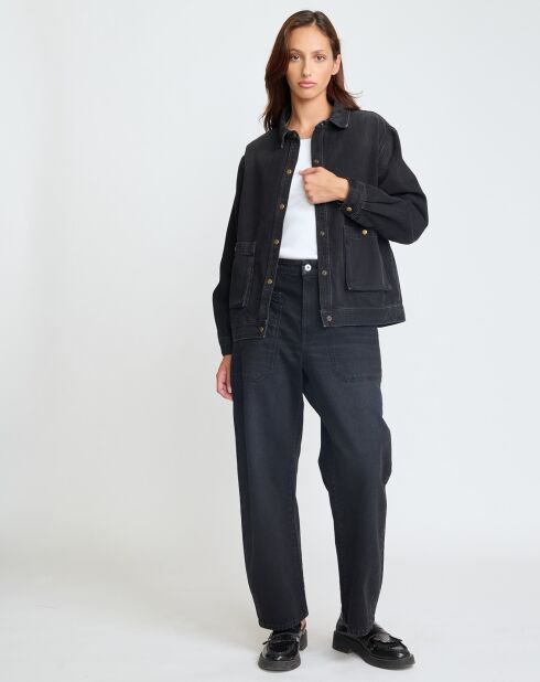 Giacca Smith 583 in denim nero