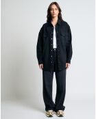 Chemise Heyden black wash denim