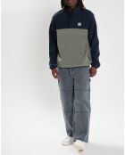 Blouson Polaire à enfiler Abenaki bleu/vert