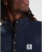 Blouson Polaire à enfiler Abenaki bleu/vert