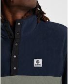 Blouson Polaire à enfiler Abenaki bleu/vert