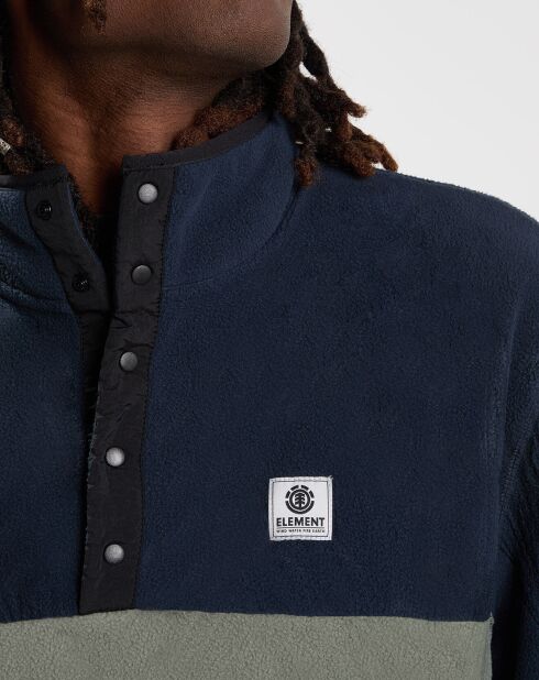 Blouson Polaire à enfiler Abenaki bleu/vert