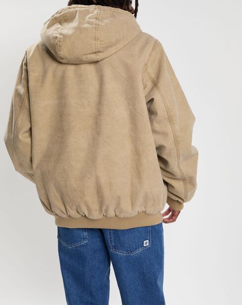 Beigefarbene Canvasjacke Dulcey