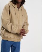 Beigefarbene Canvasjacke Dulcey