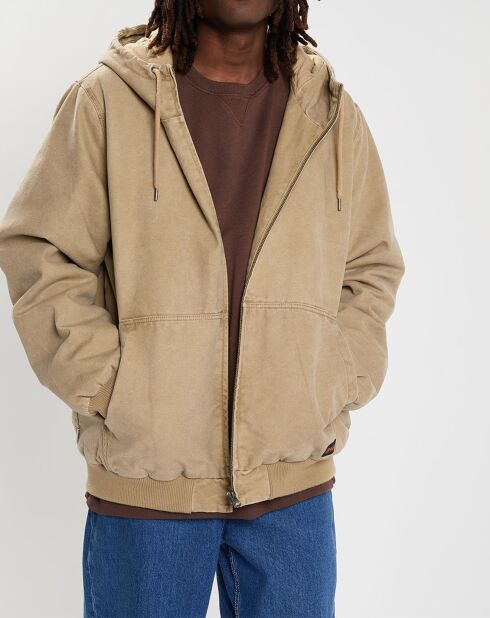 Beigefarbene Canvasjacke Dulcey