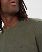 T-Shirt 100% Coton Bio Crail kaki