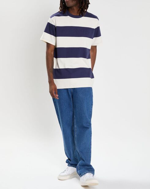 T-Shirt Crail 3.0 rayé bleu marine/blanc