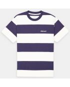 T-Shirt Crail 3.0 rayé bleu marine/blanc