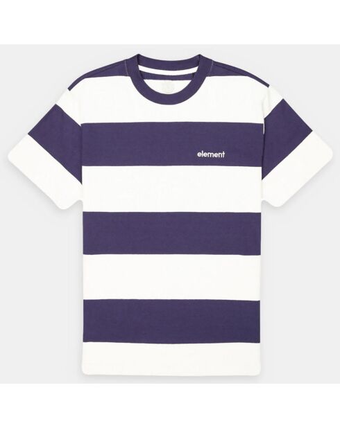 T-Shirt Crail 3.0 rayé bleu marine/blanc