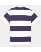 T-Shirt Crail 3.0 rayé bleu marine/blanc