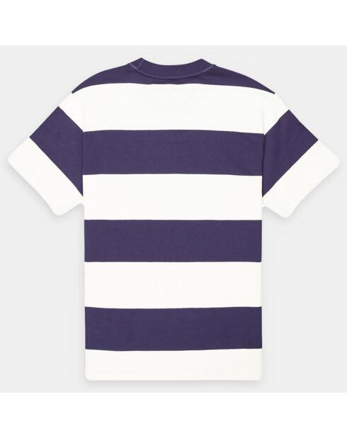T-Shirt Crail 3.0 rayé bleu marine/blanc