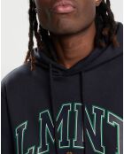 Sweat à capuche Lmnt noir