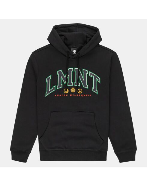 Sweat à capuche Lmnt noir