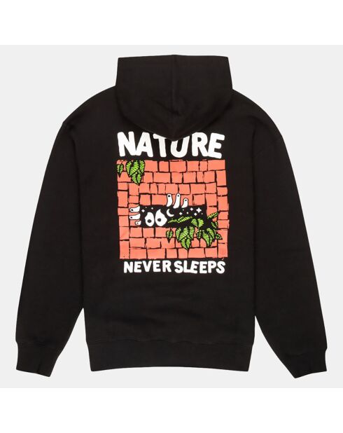 Sweat à capuche Never noir