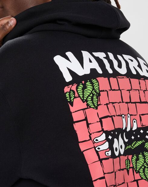 Sweat à capuche Never noir