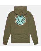 Sweat à capuche Seal Bp kaki