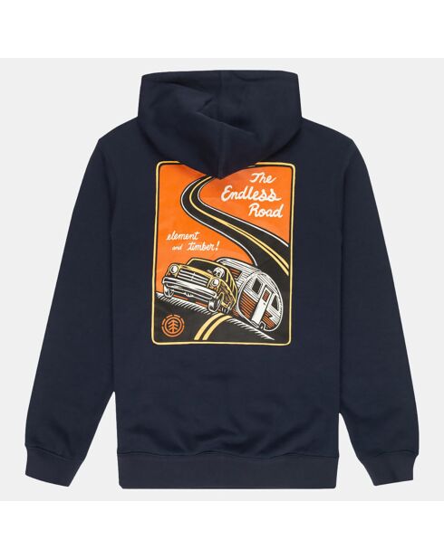 Timber Novel marineblauer Kapuzenpullover