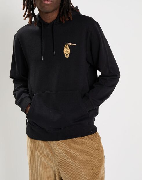 Sweat à capuche Timber Motel noir