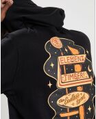 Sweat à capuche Timber Motel noir