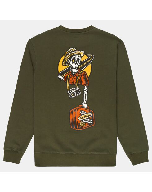 Timber Traveler Crew khakifarbenes Sweatshirt