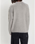 Pull en Laine mélangée Hiker Crew gris