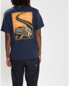 T-Shirt 100% Coton Bio Timber Novel bleu marine