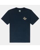 T-Shirt 100% Coton Bio Timber Novel bleu marine