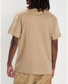 T-Shirt 100% Coton Bio Trekka beige