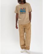 T-Shirt 100% Coton Bio Trekka beige