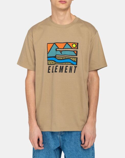 T-Shirt 100% Coton Bio Trekka beige