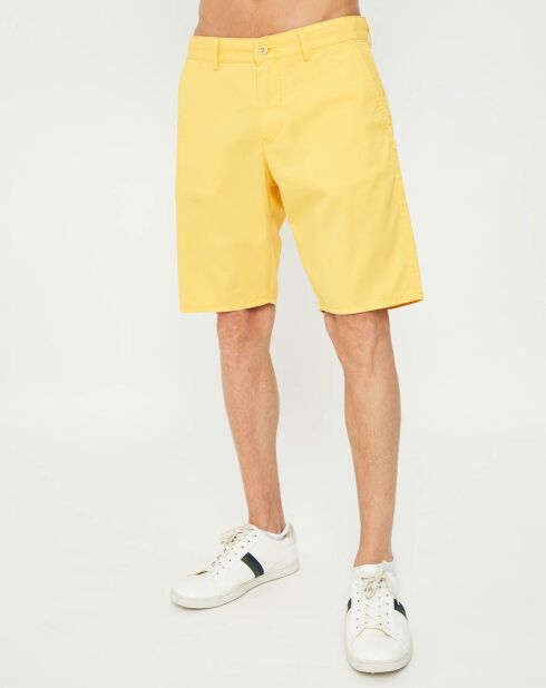 Bermuda droit  jaune