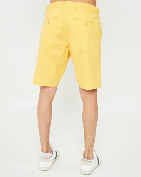Bermuda droit  jaune