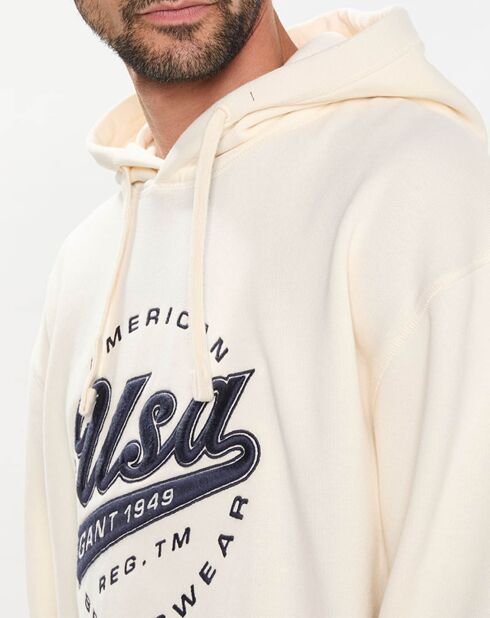 Sweat Hood Usa écru