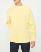 Sweat délavé jaune