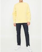 Sweat délavé jaune