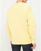 Sweat délavé jaune