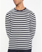 T-Shirt Regular Fit Marinière bleu/blanc