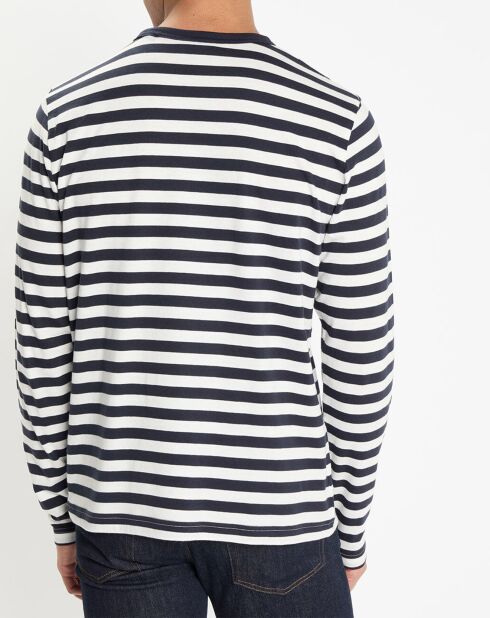 T-Shirt Regular Fit Marinière bleu/blanc