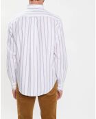 Chemise Regular Fit Popeline à rayures blanc/multicolore