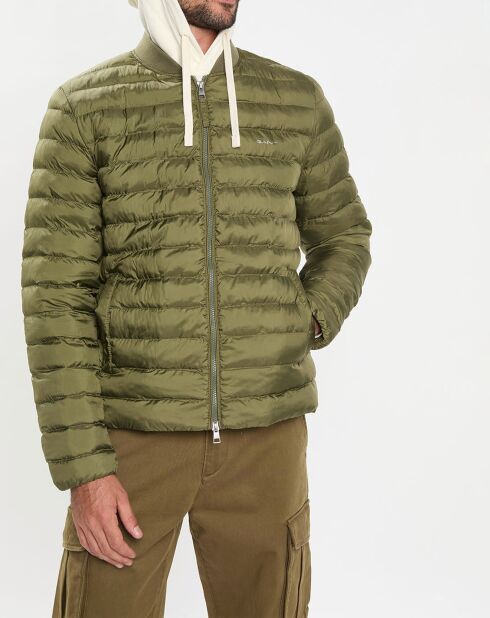 Doudoune légère unie kaki