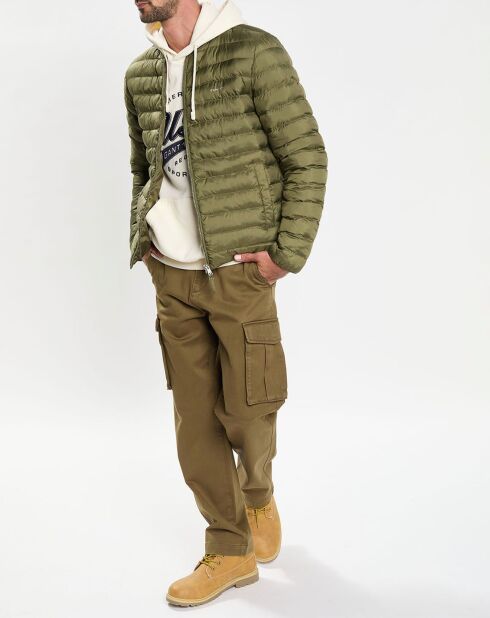 Doudoune légère unie kaki