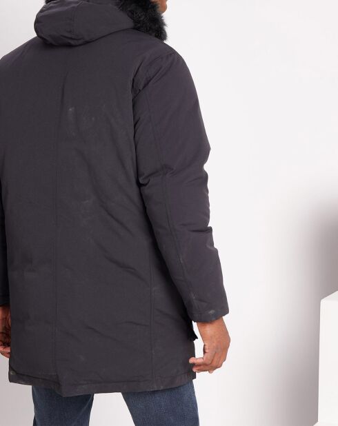 Parka mi-longue Balboa noire