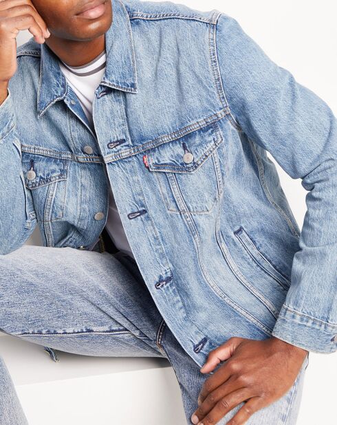 Veste en Jean The Trucker bleue