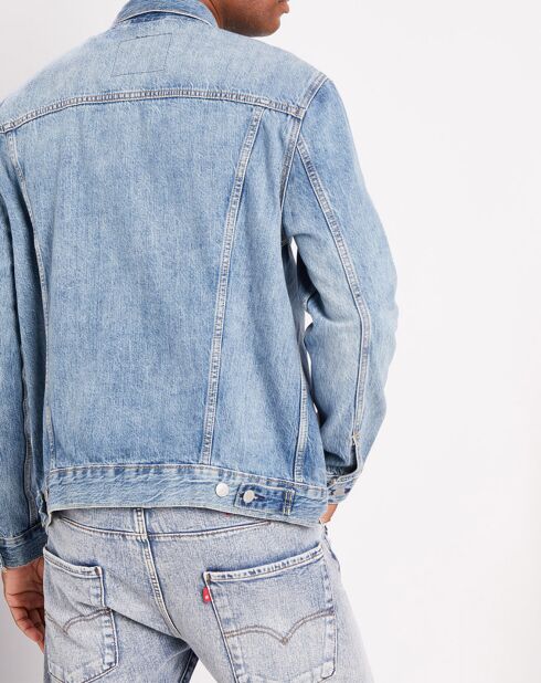 Veste en Jean The Trucker bleue